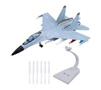 ZZHMBD Fighter Jet Model 1/81 Realistic Collectible Simulated Airplane Aircraft Toy for Decor Kids Toys Gift Commemorate Office, Blue