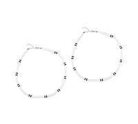 ZZHYGM 2pcs Necklace for Men Clavicle Chain Neck Jewelry Mens Choker Decor Accessories Man European and American Polymer Clay