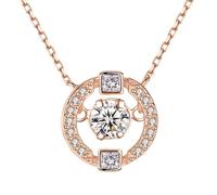 ZZHYGM 925 Color Necklaces Diamond Pendant for Women White and Red Blue Topaz Gemstone Jewelry Pendants Made in China