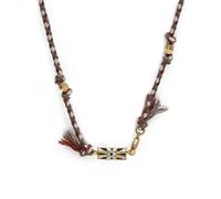 ZZHYGM Accessories for Women and Men, Happy Eyes Rainbow Evil Eye Pendant Necklace Braided