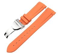 ZZHYGM Adjustable Silicone Watch Band with Versatile Style - Heritage Finish