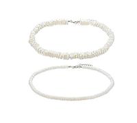 ZZHYGM Bohemian Summer Natural Shell Necklace Handmade Beach Surfer Seashell Necklaces
