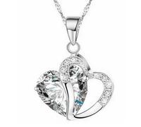 ZZHYGM Chain Men Jewellery Heart Pendant Necklace For Women Jewelry