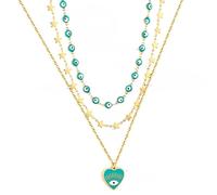 ZZHYGM Girls Accessories Evil Eyelet Necklace for Women Men Lucky Necklace Evil Eye Pendants Pendant Necklace Choker Necklace Evil Eyelet Necklace Eyelet Choker