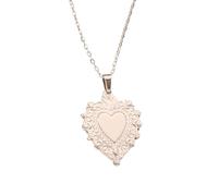 ZZHYGM Girls Accessories Gothic Catholic Sacred Heart Necklace For Women Men, Sacred Heart of Jesus Necklace - Vintage Sacred Heart Pendant, Jesus Heart Necklace For Christmas