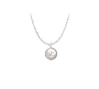 ZZHYGM Girls Accessories Hot Chain Choker Round Shell Pearl Pendant Necklace For Women Boutique Fine Jewelry, Single Pearl Necklace, Single Pearl Necklace, Single Pearl