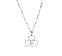ZZHYGM Girls Accessories Minimalist Four Leaf Necklace for Women Girls Pendant - 4 Leaves Alhambra Necklace, Lucky Necklace for Birthday