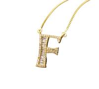 ZZHYGM Jewelry New 2025 Classic Initials Alphabet 26 A-Z Letters Pendant Necklace Family Name Capital Neck Chain Jewelry For Women with For You Accessories Trendy Creative Thing Thing