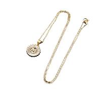 ZZHYGM Jewelry New 2025 Hot For Cubic 26 Alphabet Letter Pendant Necklaces Personality A-Z Initial Charm Women Chain Necklace Jewelry Thing with For You Accessories Trendy Creative Thing