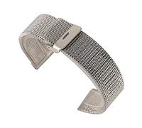 ZZHYGM Luxury Stainless Steel Watch Band in Black/Silver/Rose Gold - Compatible for Men's Watches with Standard Lugs
