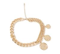 ZZHYGM Metal Coin Pendant Necklace