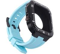 ZZHYGM Modified Kit Metal Case and Band，for Series 45mm，Stainless Steel Watch Cover+Watch Strap Retrofit Set Accessories，for 4 SE