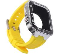 ZZHYGM Modified Kit Metal Case and Band，for Series 45mm，Stainless Steel Watch Cover+Watch Strap Retrofit Set Accessories，for 4 SE