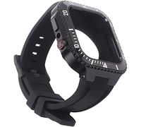 ZZHYGM Modified Kit Metal Case and Band，for Series 45mm，Stainless Steel Watch Cover+Watch Strap Retrofit Set Accessories，for 4 SE