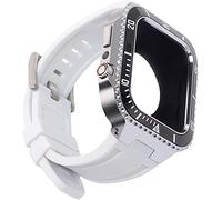 ZZHYGM Modified Kit Metal Case and Band，for Series 45mm，Stainless Steel Watch Cover+Watch Strap Retrofit Set Accessories，for 4 SE