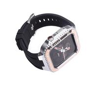 ZZHYGM Modified Kit Metal Case and Band，for Series 45mm，Stainless Steel Watch Cover+Watch Strap Retrofit Set Accessories，for 4 SE