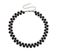 ZZHYGM Necklace Elegant Faux Pearls for Sophisticated WomeAdjustable Length NeckchaiWedding Short Clavicle Chaijewelry