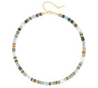 ZZHYGM Rainbow Bead Necklace Elegant Neckwear Daily Wear Charm Necklace Party Dating Accessories Suitable for Any Occasion