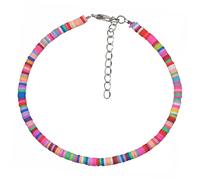 ZZHYGM s Boho Jewellery Friend Shell Necklace Handmade Anklet Polymer Clay