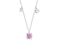 ZZHYGM Twelve Constellation Necklace 925 Light Luxury Summer Clavicle Chain Birthday Gift Girlfriend Necklaces for Women
