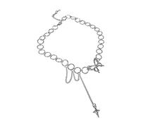 ZZHYGM Women Patrck Necklaces Pendant Mother's Day Butterfly Women's Trend Light Luxury Versatile Clavicle Chain Picture Necklace