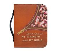 ZZHYTANG Bolsa for Guardar Libros for La Iglesia, Biblia, Portátil Ligera Organización De Cuadernos for Estudiantes, Mujeres Personalización A Medida Estantería for Libros(Pattern E,25.9CM)