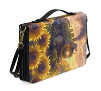 ZZHYTANG Funda Personalizada for Biblias, Libros De Texto, Bolsa Práctica for Guardar Libros. Funda Protectora Portátil for Cuadernos. Ideal for Viajes, Estudios, Culto Y Uso Diario(Pattern H,23.4CM)