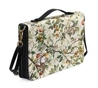 ZZHYTANG Funda Personalizada for Biblias, Libros De Texto, Bolsa Práctica for Guardar Libros. Funda Protectora Portátil for Cuadernos for Uso Diario, En La Iglesia Y En Los(Pattern D,28.5CM)