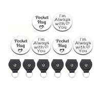 ZZHYTANG Moneda de decisión Pocket Hug, ficha Recuerdo grabada por Ambos Lados, Moneda de elección inspiradora, Regalo motivador for Decisiones difíciles y ánimo Diario(Content 9)
