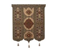 ZZHYTANG Tapiz Belga Jacquard algodón, Tapiz Mural patrón geométrico étnico Vintage Tejido Decor Villa Sala Pared Fondo(Tapestry)