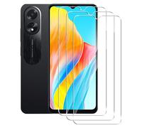 zZjoOoj 3 Piezas,Protector Pantalla para OPPO A18/A38 4G,Antiarañazos,Antihuellas,Sin Burbujas,Dureza 9H, 0.26 mm Ultra Transparente,Vidrio Templado Ultra Resistente.