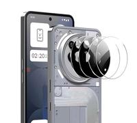 zZjoOoj 4 piezas de protección de cámara para Nothing Phone 3a Pro, protector de cristal para cámara, [9H resistente a los arañazos], vidrio templado para la parte trasera, protector de cámara, [no