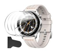 zZjoOoj 4 unidades para OnePlus Watch Lite Protector de pantalla, bordes curvados antiarañazos, protector de pantalla HD con suave protector de pantalla de TPU