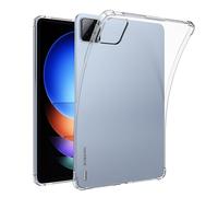 zZjoOoj Funda Compatible con Xiaomi Pad 6s Pro (2024) 12,4 Pulgadas Case,Carcasa Protector Trasera de Suave TPU Silicona Antigolpes Caso, Estuche Tablet HD Clara (Transparente)