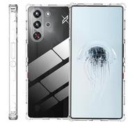 zZjoOoj Funda de silicona transparente para Red Magic 10 Pro, esquinas protectoras a prueba de golpes, funda protectora transparente, funda blanda de TPU transparente para teléfono móvil