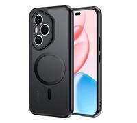 zZjoOoj Funda Magnética para Honor 400 Pro 5G(No para Honor 400 5G) Compatible con MagSafe, [Protección de Cámara] Magnética Carcasa Translúcida Mate Trasera Fina Antigolpes, Negro