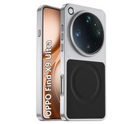 zZjoOoj Funda magnética para Oppo Find X9 Ultra, moldeo por inyección de una pieza, compatible con MagSafe - Negro