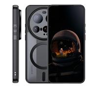zZjoOoj Funda Magnética para Xiaomi 15 Ultra,Compatible con MagSafe, [Protección de Cámara] Magnética Carcasa Translúcida Mate Trasera Fina Antigolpes, Negro