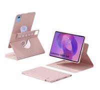 zZjoOoj Funda para Lenovo Idea Tab 11 Pulgadas 2025 Tablet Case (ZAFM0604IT) - Funda magnética Giratoria 360°, Apagado Automático/Despertar, Soporte Ajustable - Rosa