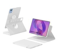 zZjoOoj Funda para Lenovo Idea Tab 11 pulgadas 2025 Tablet Case ( ZAFM0604IT) - Funda magnética giratoria 360°, apagado automático/despertar, soporte ajustable, blanco