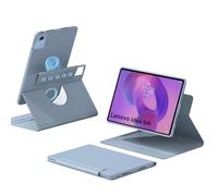 zZjoOoj Funda para Lenovo Idea Tab 11 Pulgadas 2025 Tablet Case (ZAFM0604IT) - Funda magnética Giratoria 360°, Apagado Automático/Despertar, Soporte Ajustable - Azul