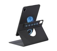 zZjoOoj Funda para OnePlus Pad 3 de 13.2 pulgadas, funda con rotación de 360°, magnética, desmontable, protección automática de suspensión/activación, soporte ajustable - Negro