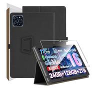 zZjoOoj Funda para tablet DOOGEE Tab G6 de 11 pulgadas (no válida para Tab G6+), funda ultrafina de poliuretano, paquete de protección para tablet con 1 lámina antiarañazos, dureza 9H, función de