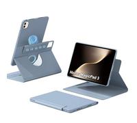 zZjoOoj Funda para Tablet Honor MagicPad 3 13,3", Funda protectora magnética para compartir giratoria de 360°, sueño automático/despertador, soporte ajustable, azul
