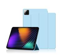 zZjoOoj Funda Silicona para Xiaomi Pad 7 / Xiaomi Pad 7 Pro (11,5 Pulgadas 2025 Modelo) con Función de Soporte y Función de Apagado Automático/Despertador, Cian