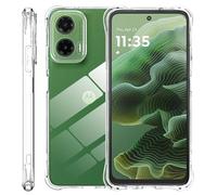 zZjoOoj Funda transparente Compatible con Motorola Moto G35 con esquinas de protección contra golpes, protección para la cámara, resistente a los arañazos, funda protectora ultra delgada, funda de