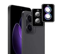 zZjoOoj Protector de cámara para OPPO Reno 13F/13F 5G, protector de pantalla individual [HD Clear] [multicolor + negro]