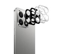 zZjoOoj Protector de cámara para Xiaomi 15T/ 15T Pro Tanque Protector de Cristal Vidrio Templado 9H Cubierta de Anillo de Metal Individual, HD Claro, Juego de 2 (Colores y Negros)
