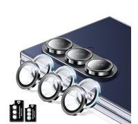 zZjoOoj Protector de Lente de Cámara Compatible con Samsung Galaxy Z Fold 7,Cristal Vidrio Templado 9H Individuo Metal, Anti Arañazos, Sin Burbujas,HD Clear, [Azul y Negro]