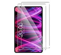 zZjoOoj Protector de pantalla compatible con TECLAST T60 Plus/T60AI/DOOGEE T36/Blackview Mega 2/ODEA A12 para cristal blindado, 2 unidades de cristal protector de dureza 9H, cristal protector